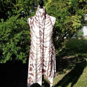 ADORE ▪︎ Women's Boutique Brand, Trendy Animal Print Knit Duster, Size L,  EUC